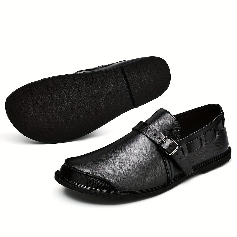 Diego- Monk Strap Leather Loafers