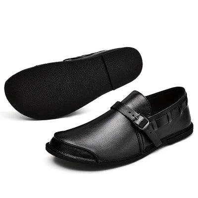 Diego- Monk Strap Leather Loafers