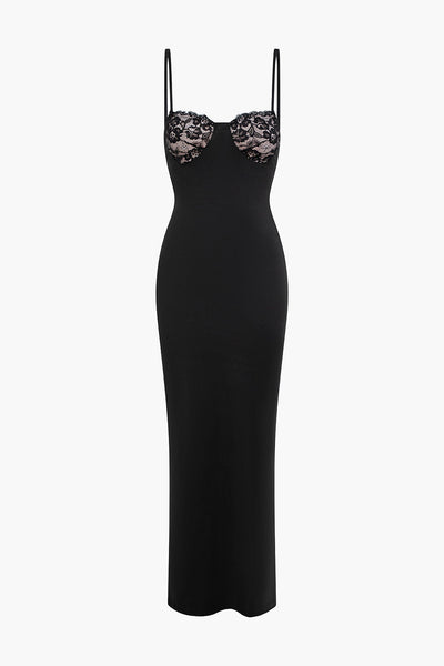 Elle | Lace Trim Maxi