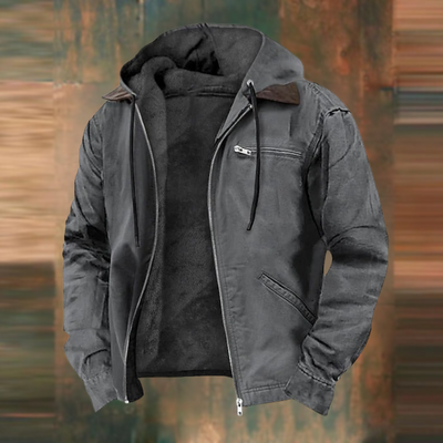 Luis | Jacket with Zipper and Hood