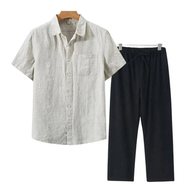 Piero Linen Set – Where Ease Meets Elegance