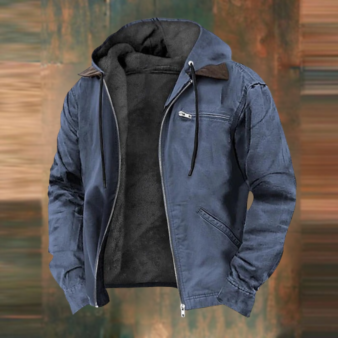 Luis | Jacket with Zipper and Hood