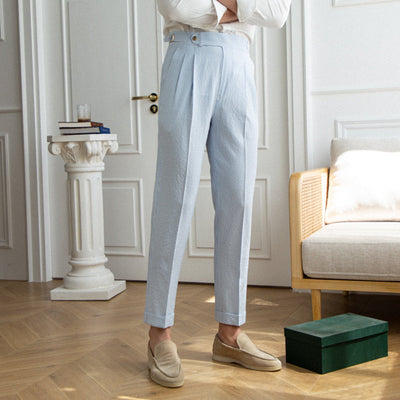 St. Tropez Airy Pleated Trousers – Breezy Sophistication, Riviera-Inspired