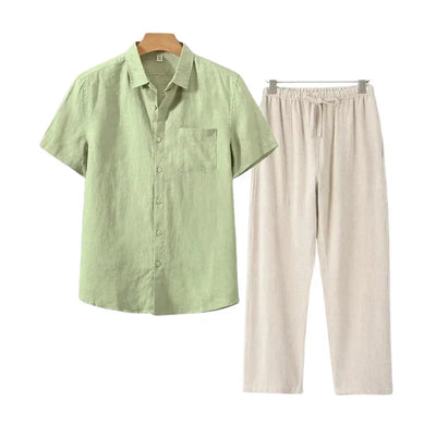 Piero Linen Set – Where Ease Meets Elegance