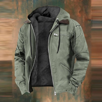 Luis | Jacket with Zipper and Hood