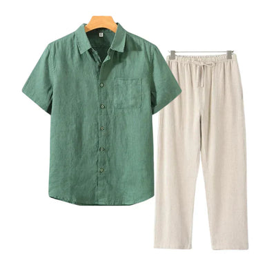 Piero Linen Set – Where Ease Meets Elegance