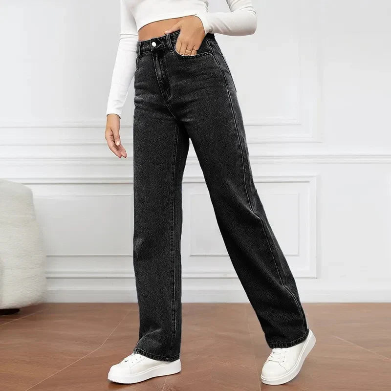 Sierra | High-Rise Straight Leg Jeans