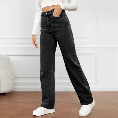 Sierra | High-Rise Straight Leg Jeans