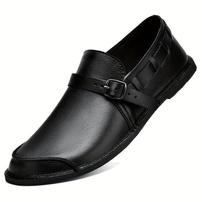 Diego- Monk Strap Leather Loafers