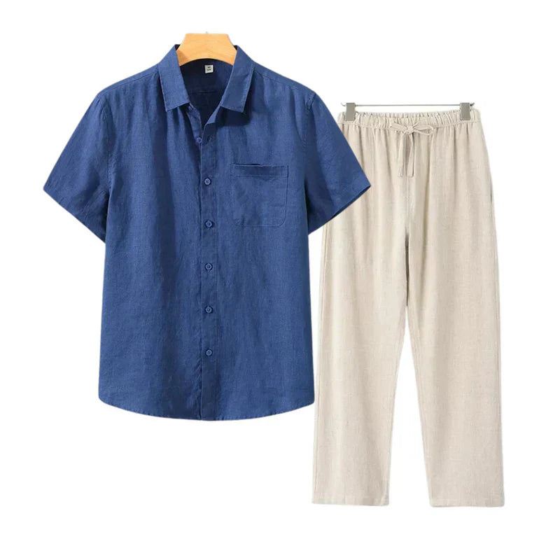 Piero Linen Set – Where Ease Meets Elegance