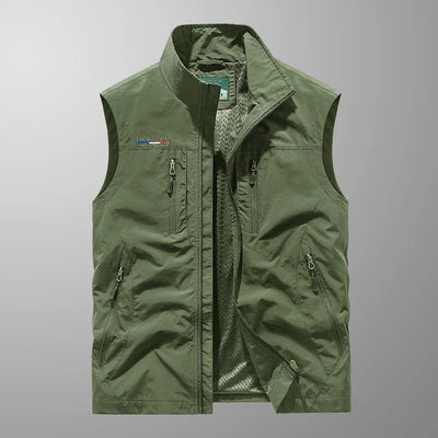 Vincent - Multi-Pocket Breathable Outdoor Cargo Vest