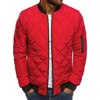Dale | Cotton Jacket with Diamond Pattern