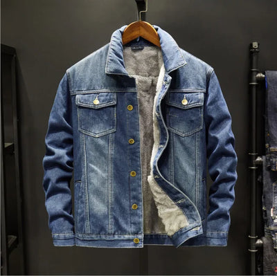 Hugh | Fleece-Lined Denim Jacket