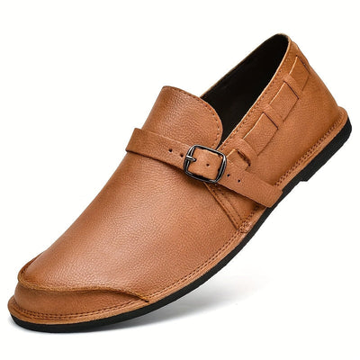Diego- Monk Strap Leather Loafers