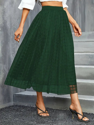 Elia | High Waist Midi Skirt