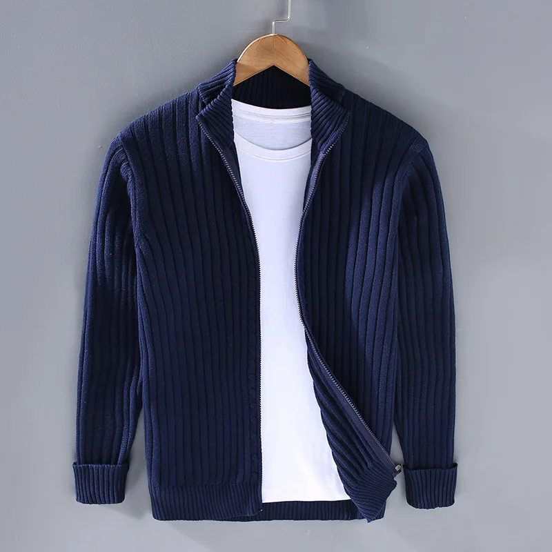 Lucas Casual Zipper Cardigan – Refined Comfort, Seasonless Style