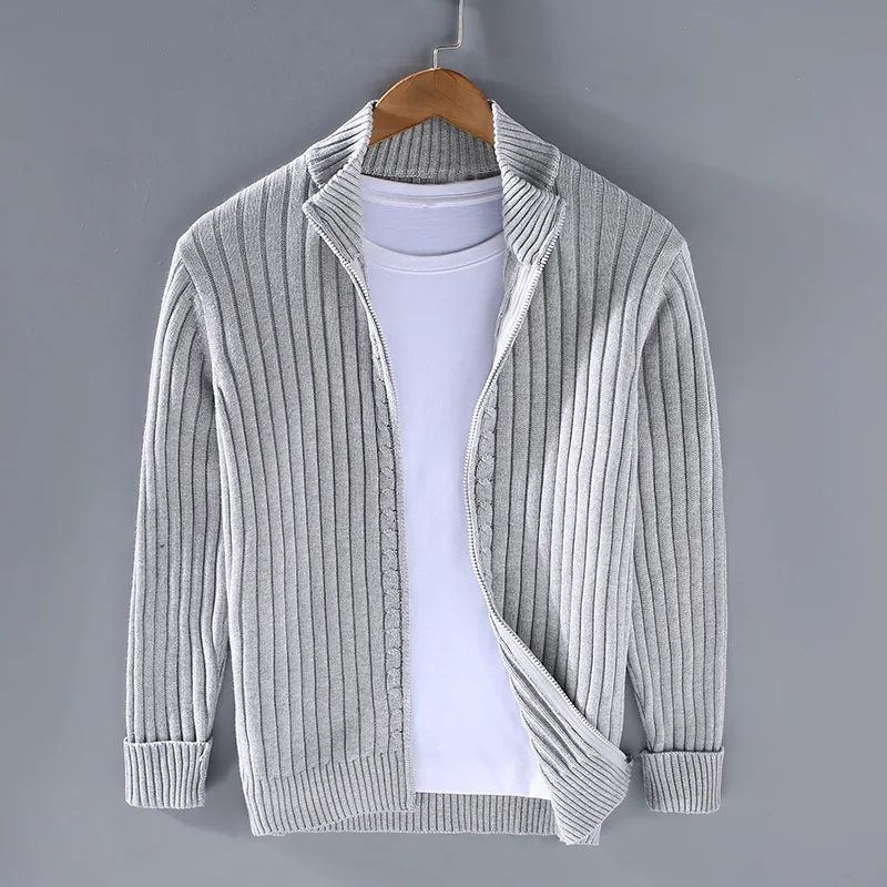 Lucas Casual Zipper Cardigan – Refined Comfort, Seasonless Style