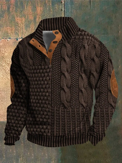 Alvize | Turtleneck Sweater with Button Placket