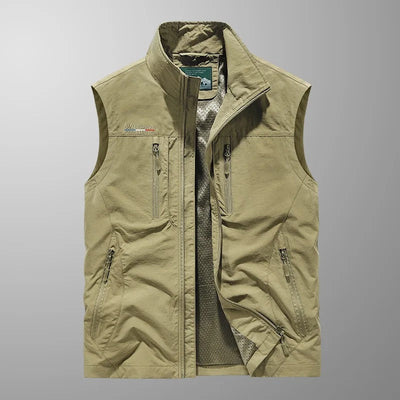 Vincent - Multi-Pocket Breathable Outdoor Cargo Vest