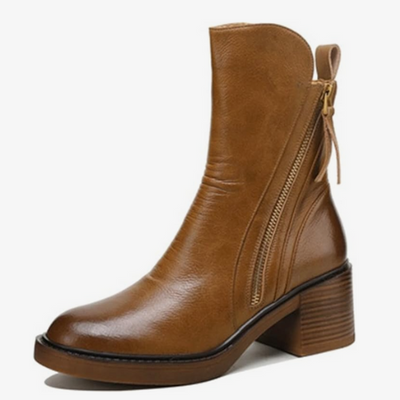 Rochelle | Leather Ankle Boots