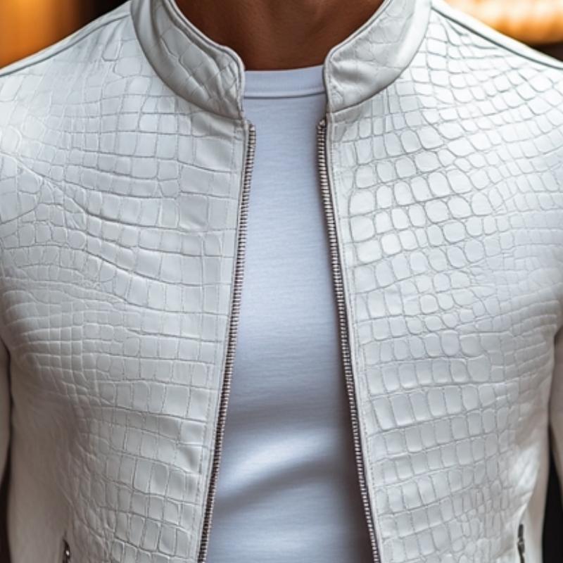 Marc | Patterned Leather Jacket