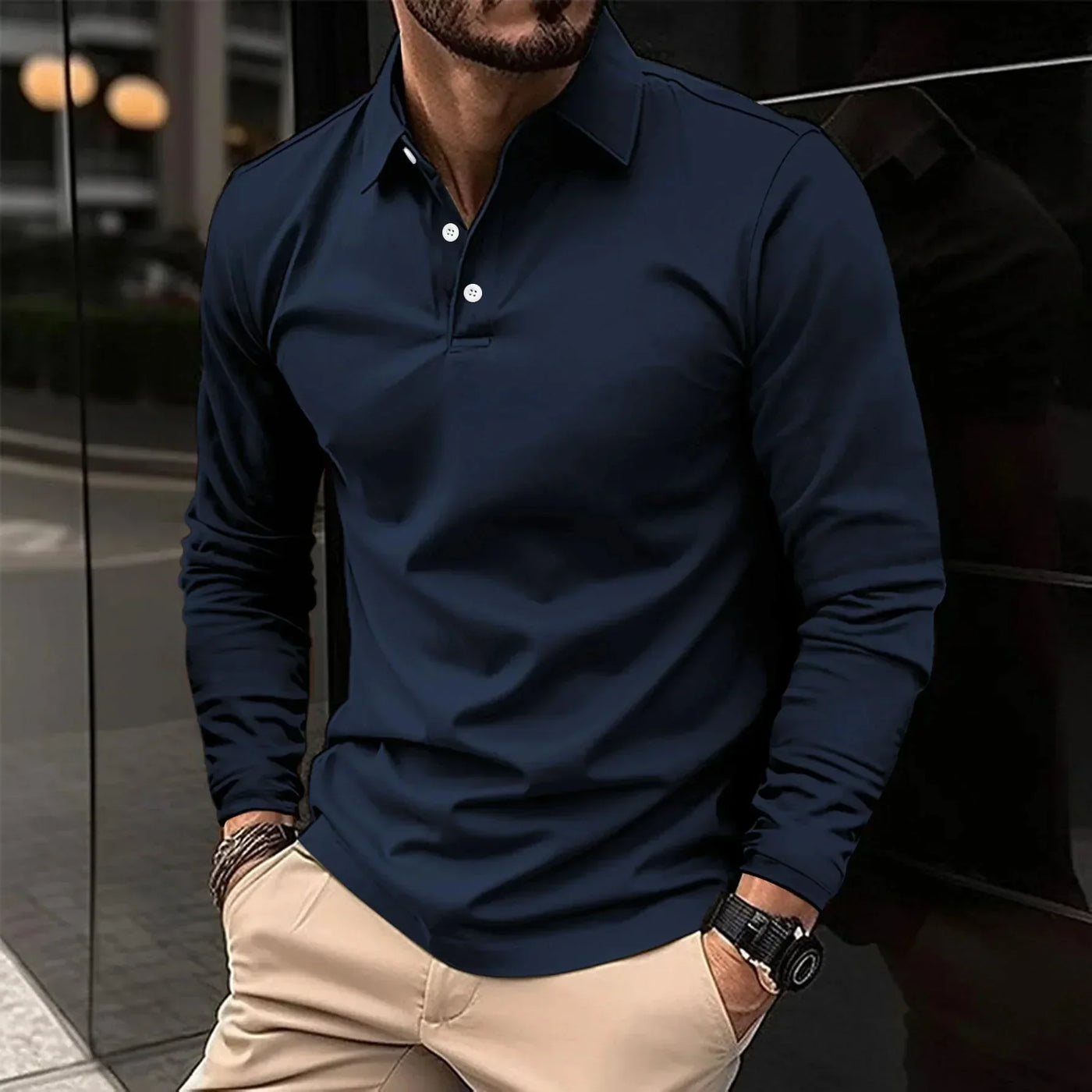 Friedrich | Casual Long Sleeve Polo