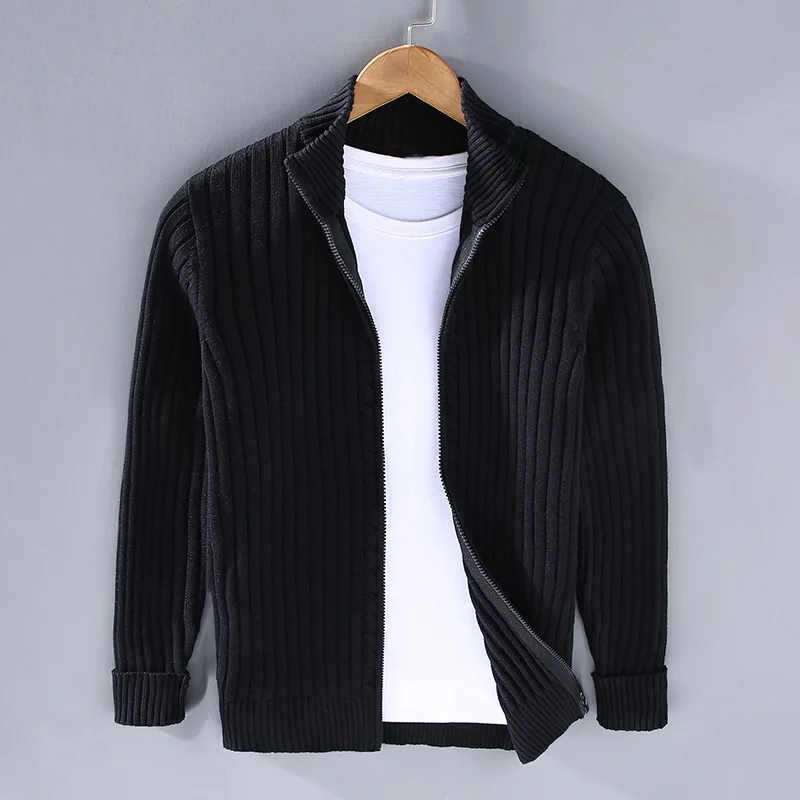 Lucas Casual Zipper Cardigan – Refined Comfort, Seasonless Style